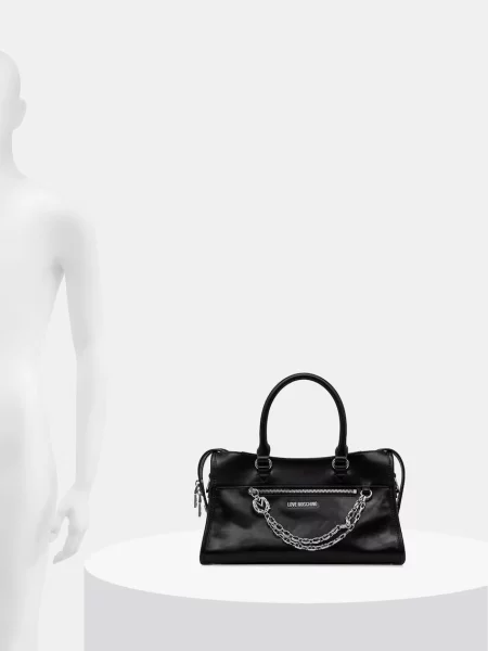 Кожаная сумочка Love Moschino