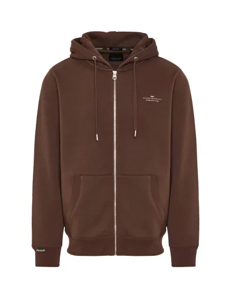 Funky Buddha Hanorac închis maro