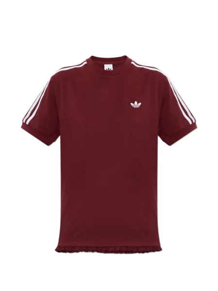 Decupat tricou Adidas cu imagine alergare gri