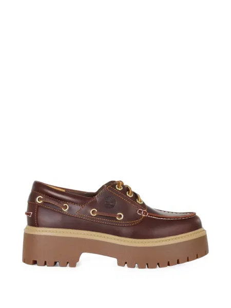 Pantofi Timberland chunky streetstyle cu strasuri maro