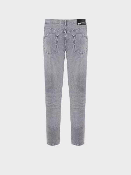 Прямые джинсы Karl Lagerfeld Jeans серые