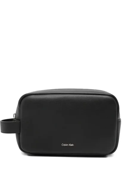 Geantă Calvin Klein cu imagine negru