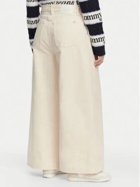 Tommy Jeans Jeans hlače Kremna