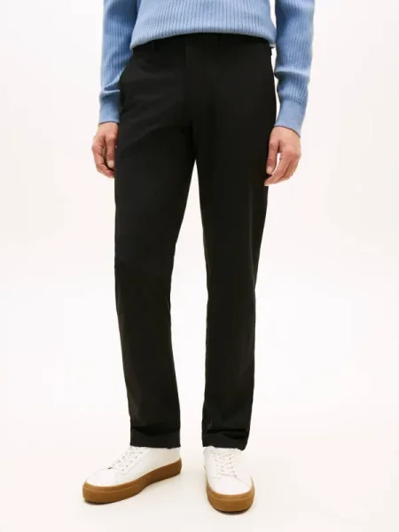 Tommy Hilfiger Pantaloni chino Denton | Straight fit negru