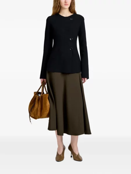 Geacă Proenza Schouler drapată negru