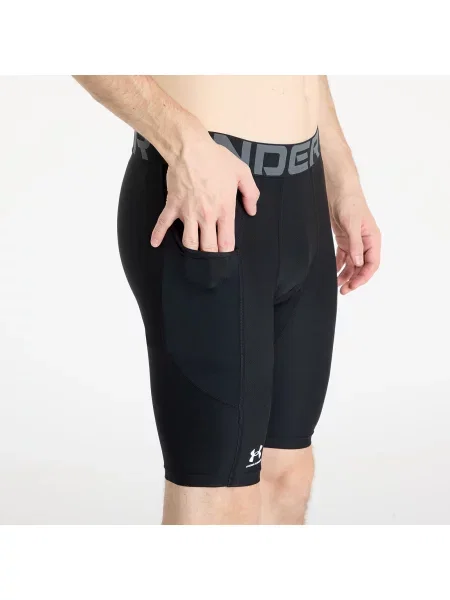 Under Armour Legíny Heatgear® Se Síťovinou černá