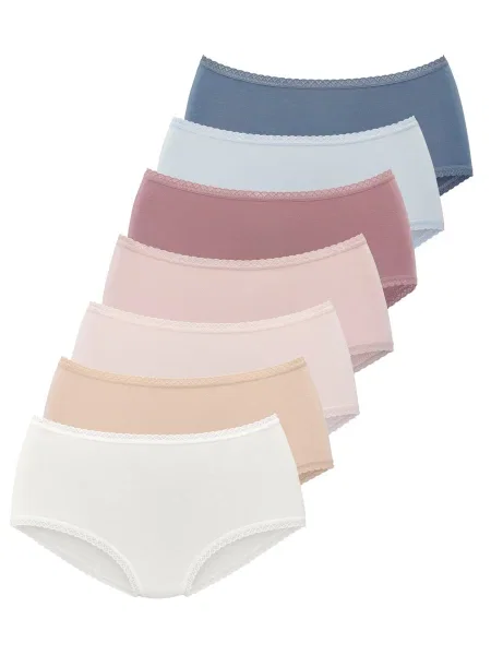 VIVANCE Spodnje hlačke bež / opal / roza bela