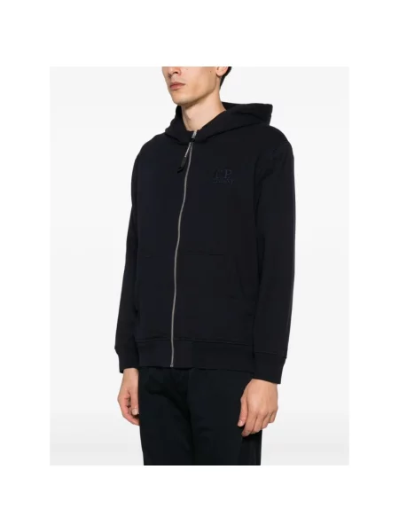Bluza rozpinana C.p. Company z logo niebieska