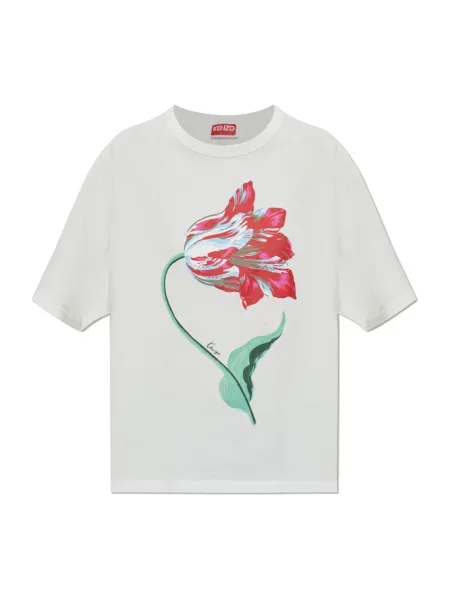 Koszulka Kenzo z logo biała