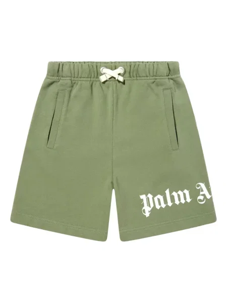Szorty dziecięce Palm Angels zielone