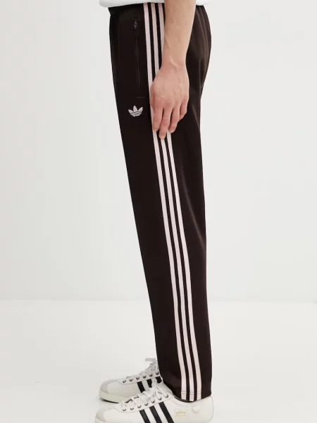 Adidas Originals pantaloni de trening Beckenbauer maro