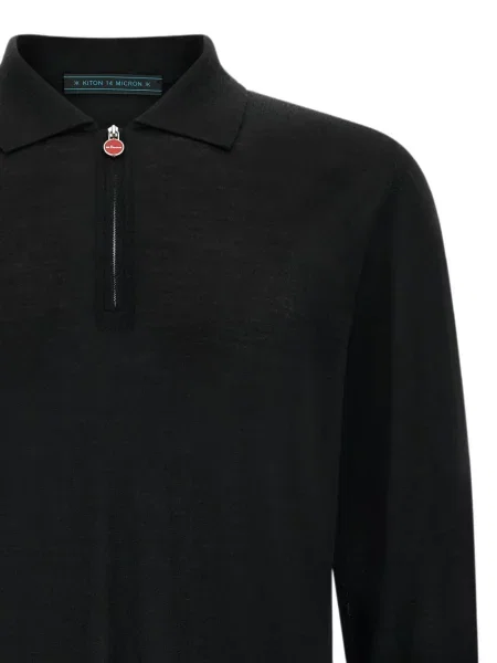 Tricou polo Kiton negru
