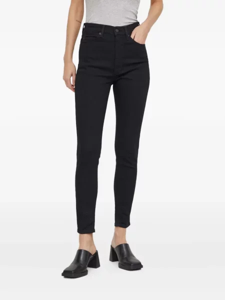 Retro lepršave traperice Levi's® lepršave s izlizanim efektom plava