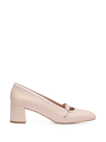 Pantofi cu toc Stuart Weitzman cu cataramă cu bretele