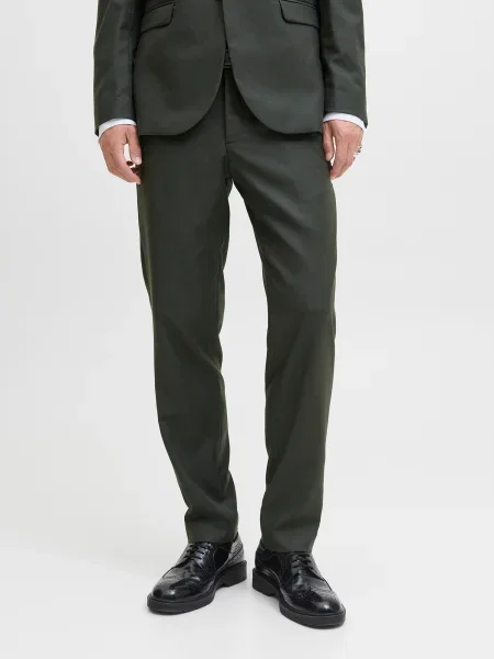 JACK & JONES Pantaloni cu dungă JPRSOLARIS pin verde