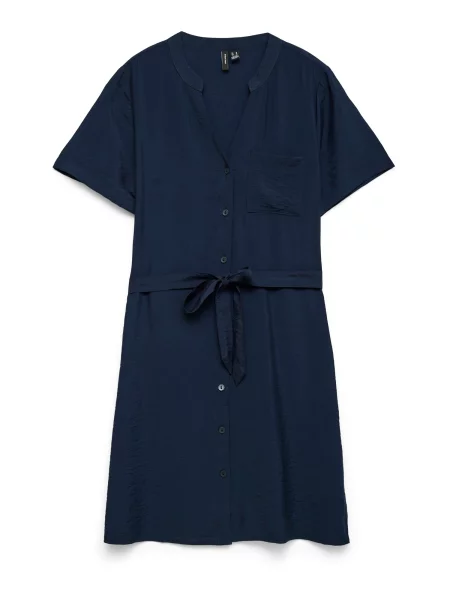 VERO MODA Dolga srajca VMJOSIE mornarska