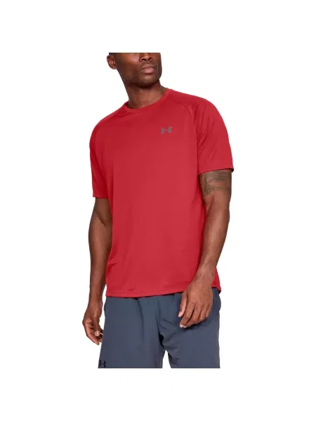 Tricou Under Armour Tech SS Tee Red/ Graphite XXL roșu
