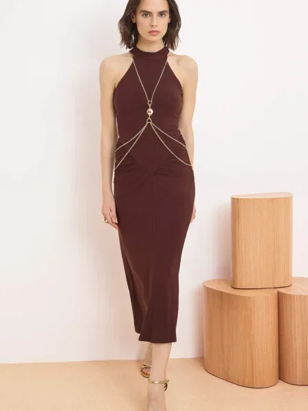 Trendyol Rochie ciocolatiu