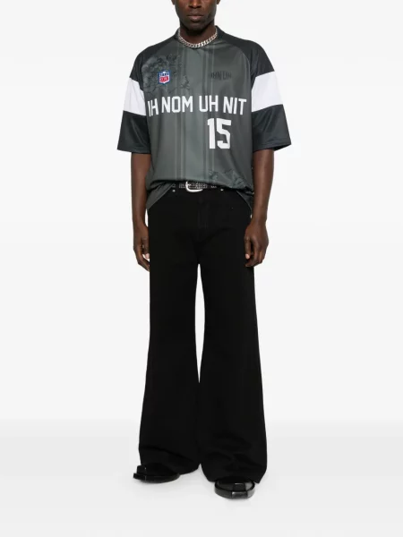 Tricou Ih Nom Uh Nit cu model floral cu imagine verde