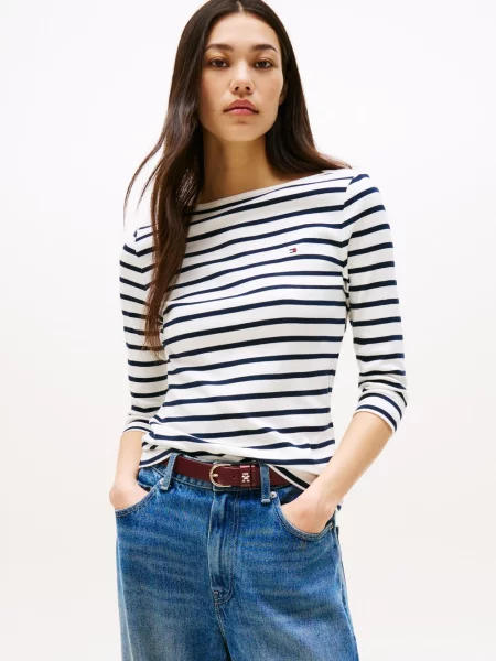 Tommy Hilfiger koszulka o długości Kobiety w S biały