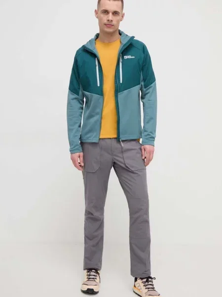 Αθλητικό μπουφάν Jack Wolfskin Alpgrat Pro Ins Fz πράσινο