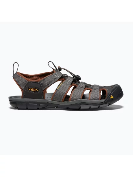 Мъжки сандали KEEN Clearwater CNX raven/tortoise shell сиво
