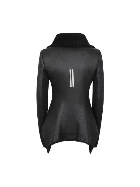 Kurtka skórzana Rick Owens czarna
