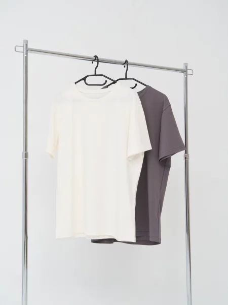 HANDY WEAR Cotton Basic Набір футболок Білий/сірий Бавовна/еластан біла