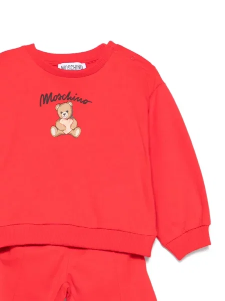 Komplet dresowy dziecięcy Moschino czerwony