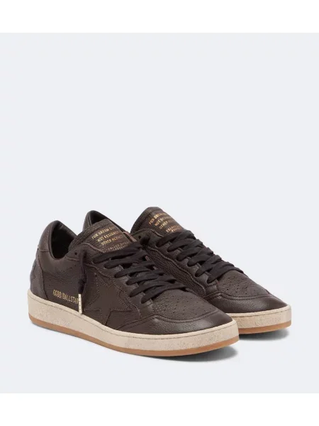 Sneakerși Golden Goose Ball Star din piele maro
