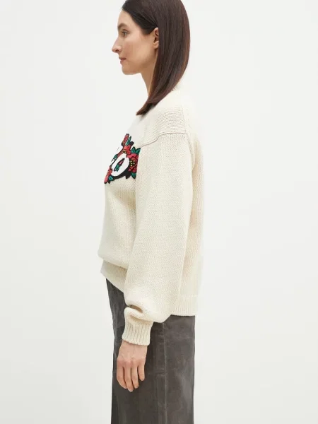 Volnen pulover Kenzo x Verdy bež