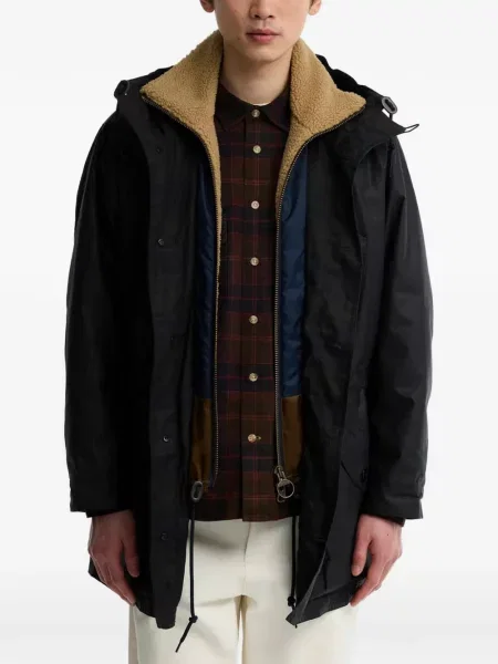 Ceruit geacă parka Barbour negru