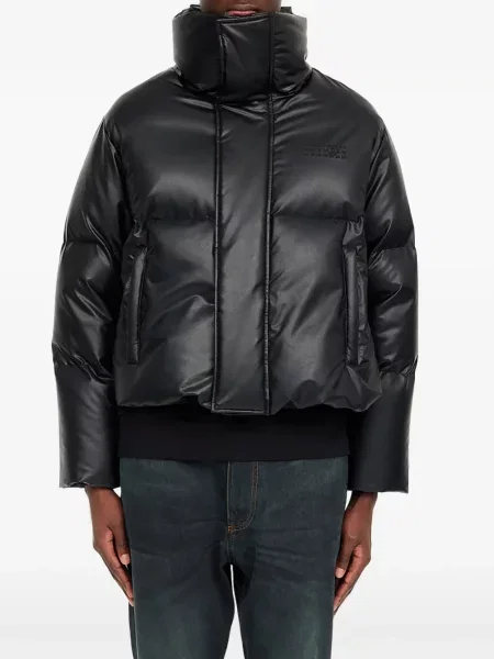 Bőrdzseki Mm6 Maison Margiela fekete
