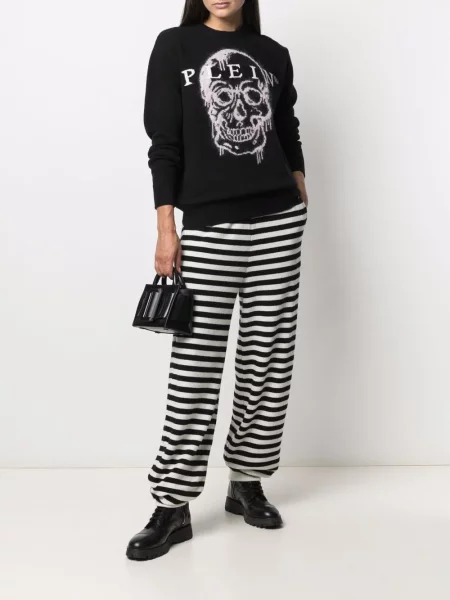 Megztos kelnės Philipp Plein juoda
