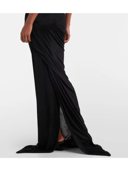 Rochie Rick Owens cu volane negru