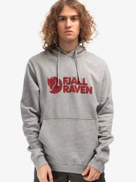 Свитер Fjallraven с капюшоном серый