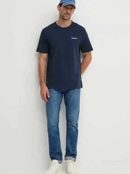 Футболка Pepe Jeans ARRYN з принтом синій
