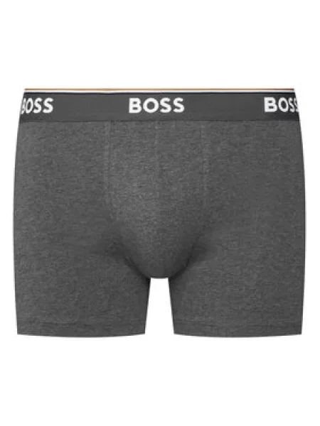 BOSS Boxerky Power / tmavě / černá šedá