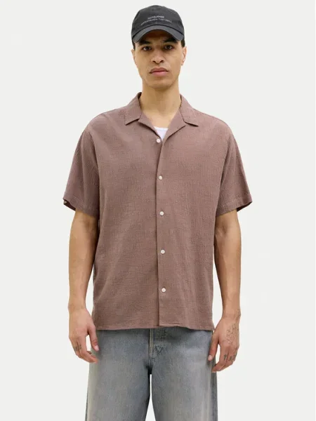 Jack&Jones Риза Luke кафяв