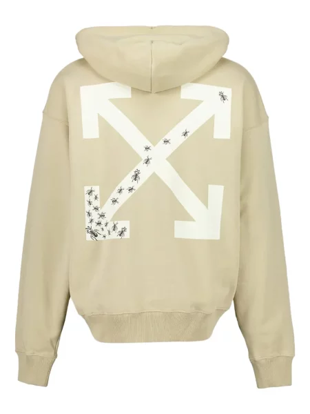 Hanorac cu glugă Off-white alb