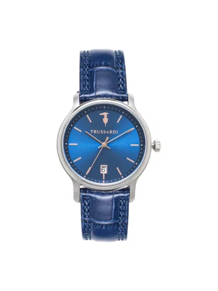 Trussardi zegarek niebieski