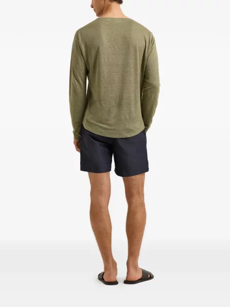 Tricou Orlebar Brown lung verde