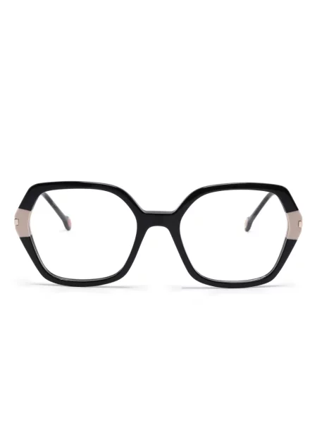 Ochelari de soare Carolina Herrera cu imprimeu geometric negru