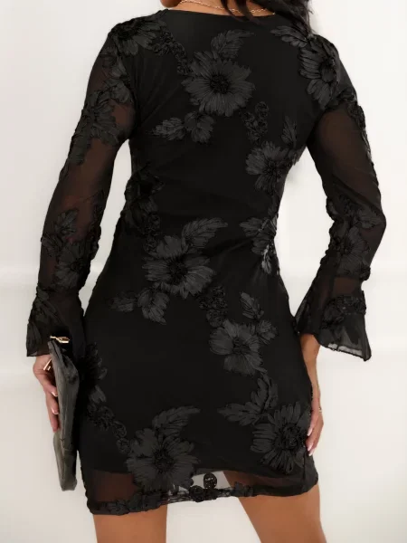 Koktel haljina Italy Moda crna