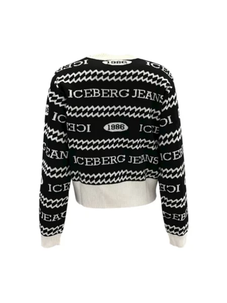 Dzianinowy sweter Iceberg czarny