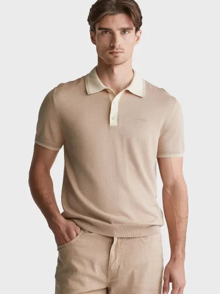 Свитер Gant из модала бежевый