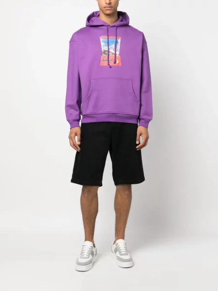 Hoodie Rassvet με σχέδιο μωβ