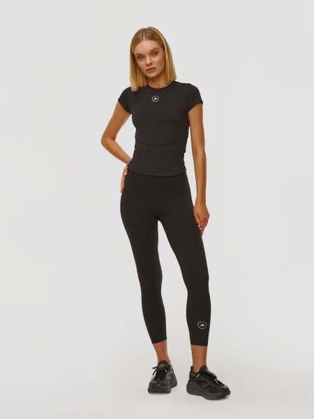 Adidas By Stella Mccartney Legginsy Adidas By Stella Mccartney Training schwarz czarne