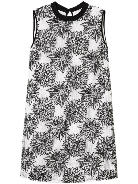 Rochie mini Twinset cu paiete de costum alb