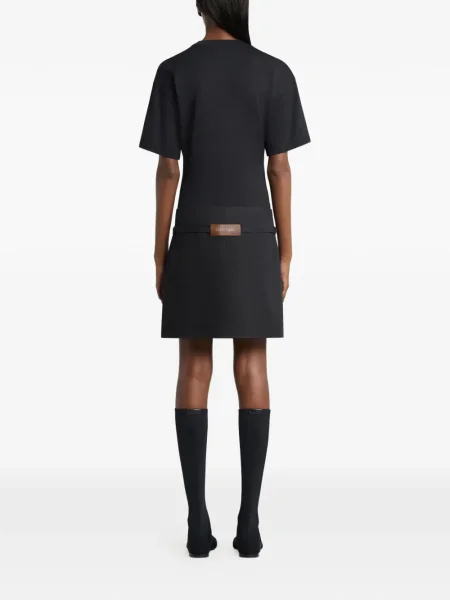 Koszulka Courreges z nadrukiem czarna